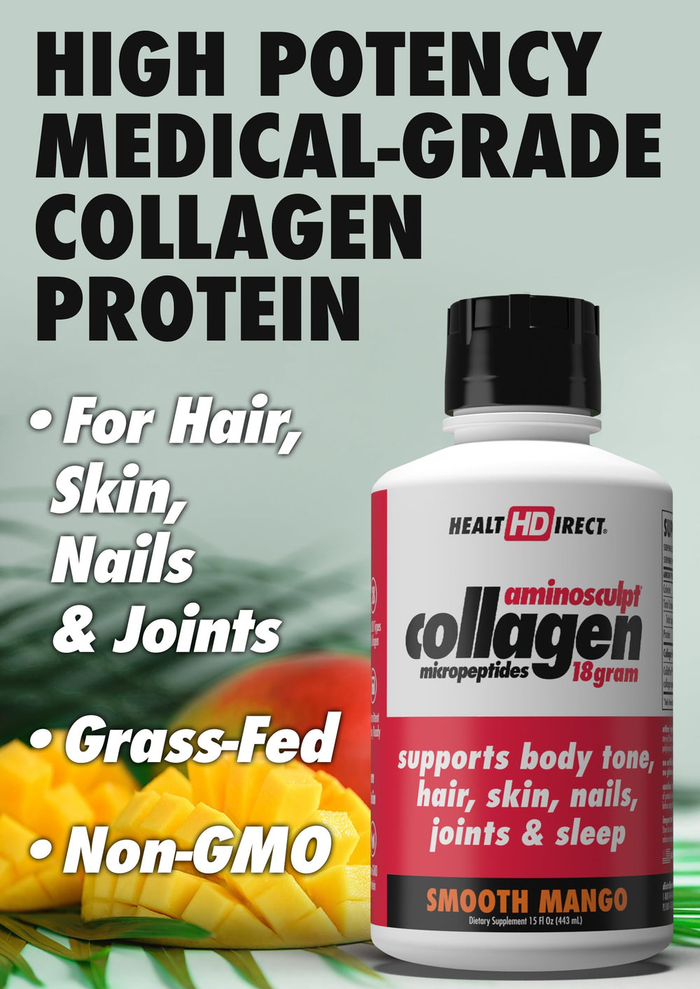 Grass-fed bovine collagen source used in AminoSculpt