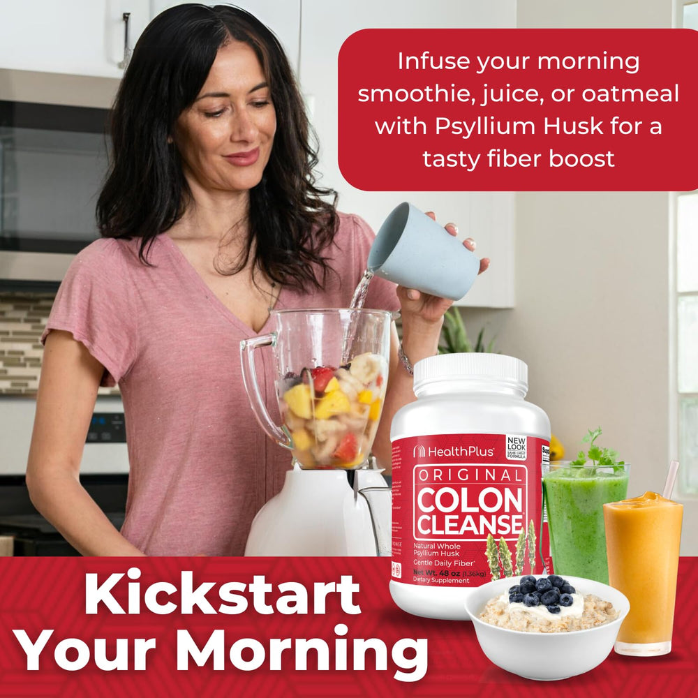 Health Plus Colon Cleanse product packaging and branding