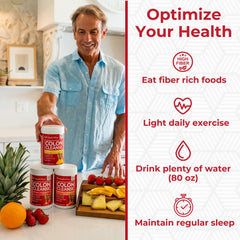 Gluten-free, soy-free, dairy-free claim on Health Plus Colon Cleanse