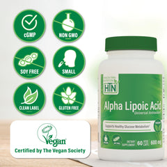 Third-party tested Alpha Lipoic Acid supplement