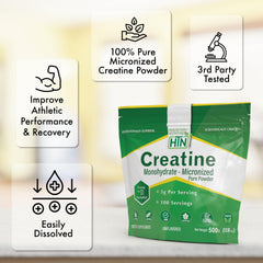 5g scoop included with creatine monohydrate powder