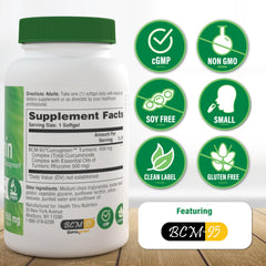 Health Thru Nutrition Curcumin 650mg bottle on a white background