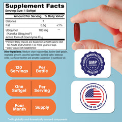 Health Thru Nutrition ubiquinol softgels close-up for daily energy support.