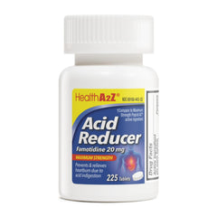 HealthA2Z acid reducer 225-tablets pack for on-the-go heartburn relief