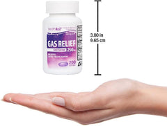 HealthA2Z bottle on countertop suggesting quick usage when symptoms occur.