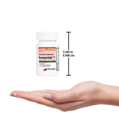 HealthA2Z Decongestant PE blister pack signals compact, travel-friendly design