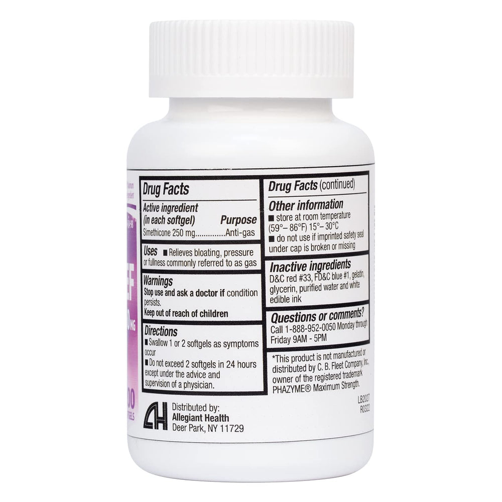 HealthA2Z easy-swallow softgels in hand, convenient relief near meals or on-the-go.