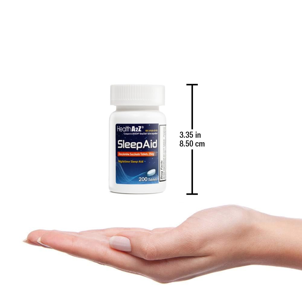 HealthA2Z Sleep Aid nightstand scene for a relaxing bedtime routine.