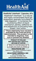 Interfresh capsules highlighting breath and digestion support