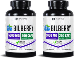 Pack of 2 HealthFare Bilberry Eyes Supplement – front view