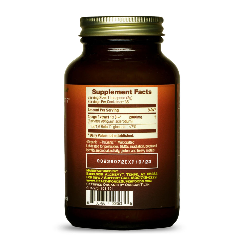 Labels showing Organic, Vegan, Kosher, and Gluten-Free certifications