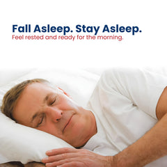 HealthLFE Nighttime Sleep-Aid bottle on nightstand ready for bedtime routine.