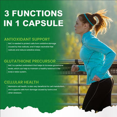 NAC 600mg bottle with 120 capsules