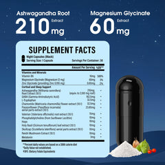 Melatonin sleep-support capsule in HealthSender formula