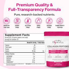Healthy Bones Co. Fortibone serving on a smoothie demonstrates convenient daily ritual for skin and joints