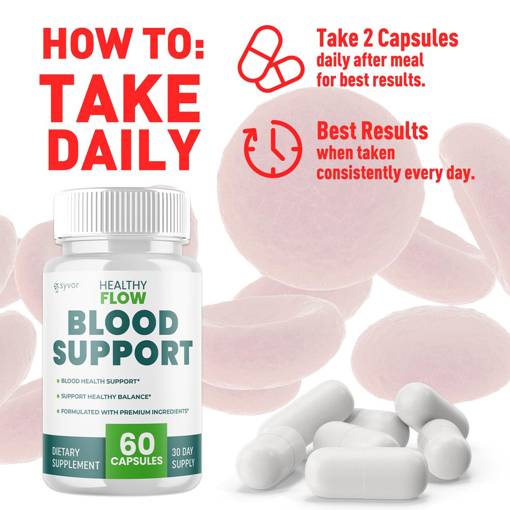Serving size information for Healthy Flow Blood Support Capsules