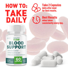 Serving size information for Healthy Flow Blood Support Capsules