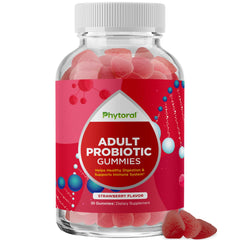 Healthy gut probiotic gummies for adults