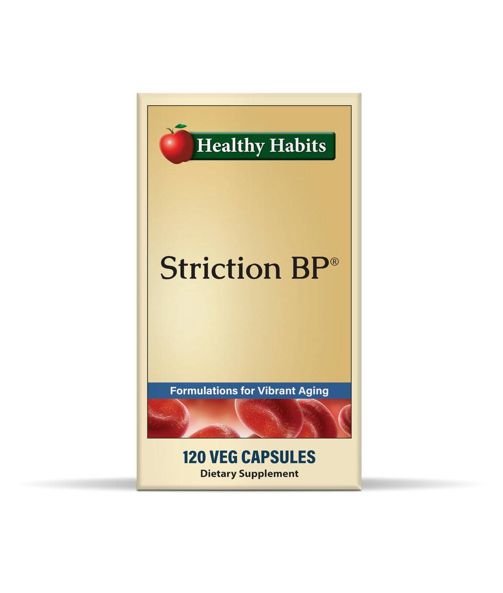 Healthy Habits StrictionBP Box 120 Veg Capsules - front view