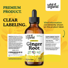 Lifestyle image representing immune and digestive support with ginger drops