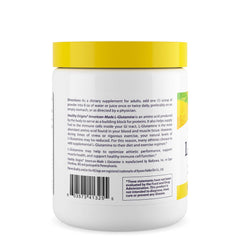 Healthy Origins L-Glutamine powder packaging with scoop