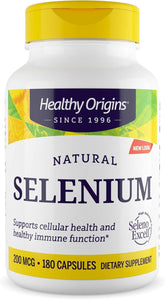 Healthy Origins Selenium 200 mcg bottle with label