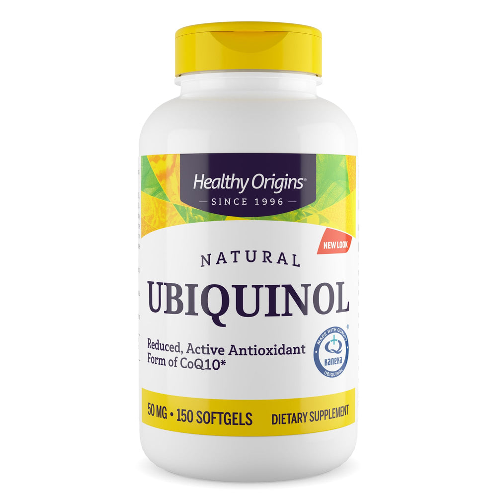 Healthy Origins Ubiquinol 50 mg bottle - front view