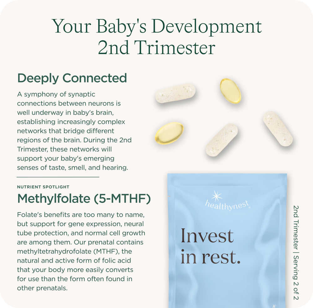 Gluten-free, non-GMO, third-party tested prenatal vitamins