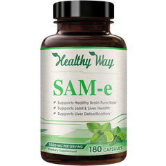 HealthyWayRx SAM-e 1500mg bottle on white background