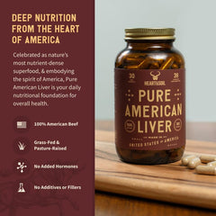 HEART & SOIL freeze-dried beef liver nutrients preserved for better absorption.