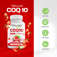 Graphic illustrating heart health benefits of CoQ10