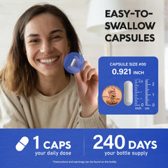 Heart health concept with magnesium glycinate bottle