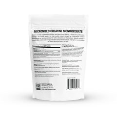 Hearthy Foods Creatine Monohydrate Micronized 500g bottle label