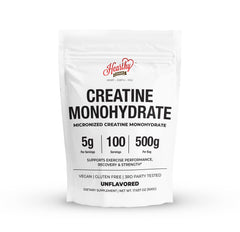 Hearthy Foods Creatine Monohydrate Micronized 500g front view