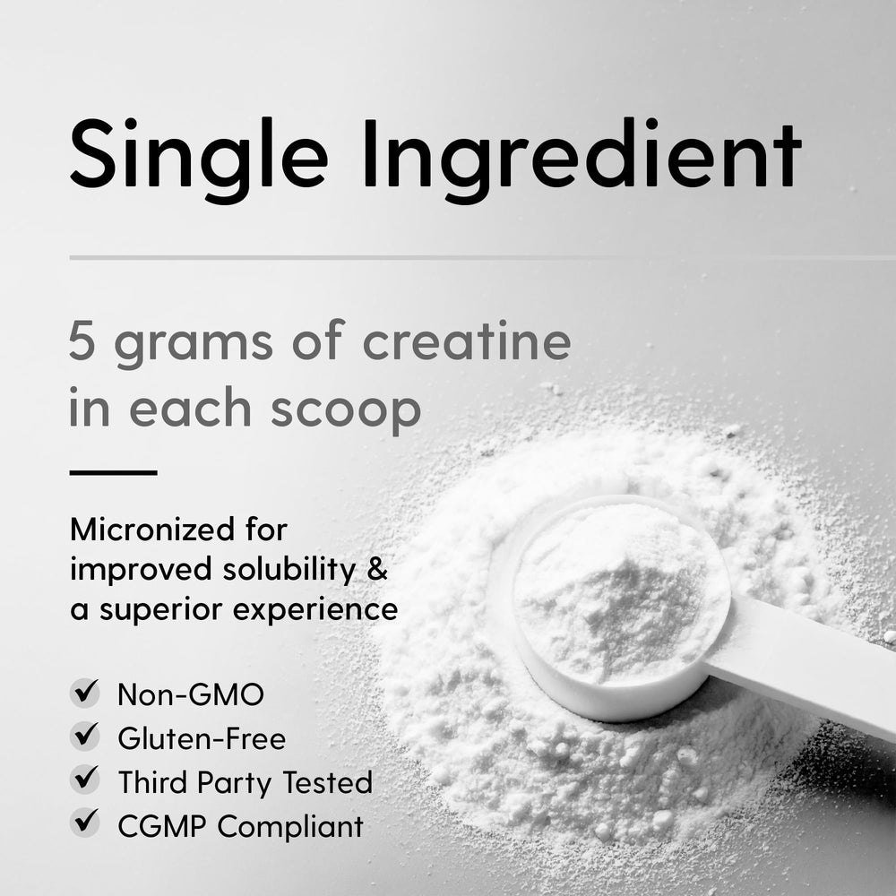 Ingredient panel for Hearthy Foods Creatine Monohydrate Micronized 500g