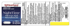 Heartland Pharma Diphenhydramine bottle and label