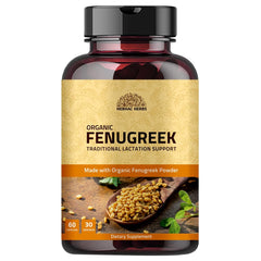 HebHac Herbs Fenugreek capsules for women, 60 capsules, 1000mg
