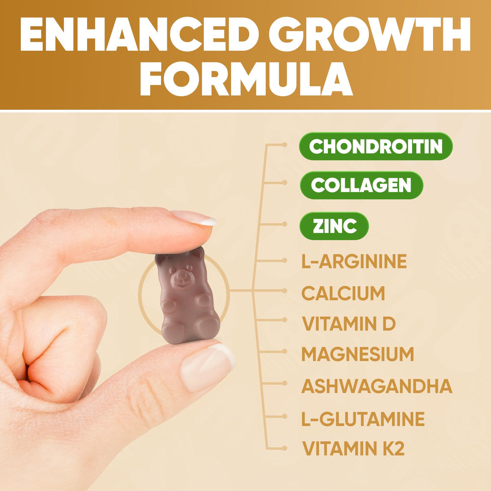 Close-up of Highspot Height Growth Gummies chewables