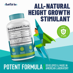 Close-up of BoneScie height growth capsules