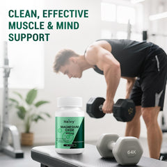 Close-up of a 400mg magnesium oxide tablet