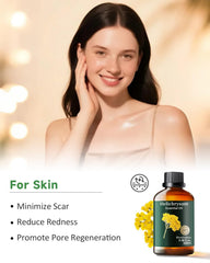 Helichrysum essential oil for skin care
