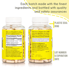 Close-up of Heliocare Advanced Niacin B3 capsules