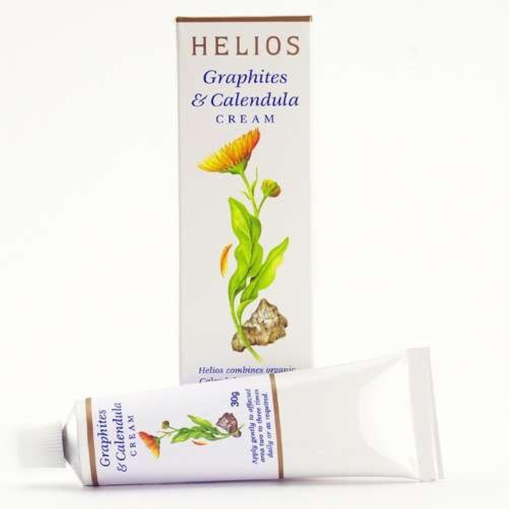 Helios Graphites and Calendula Cream 30g tube - front view