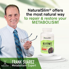 Helpzymes product on kitchen counter with neutral backdrop