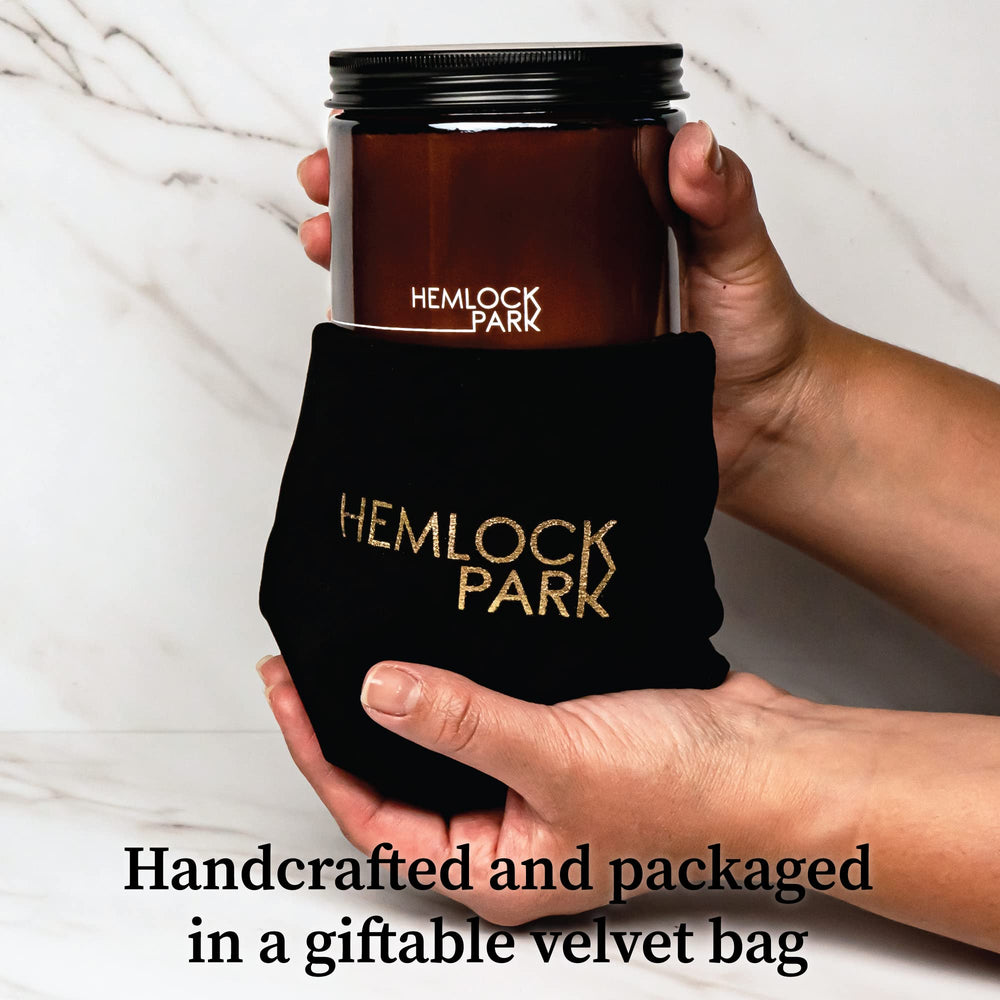 Natural coconut wax blend for Hemlock Park candle