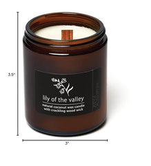 Lily of the Valley scent Hemlock Park candle burn view