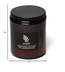American-made Hemlock Park candle packaging and label
