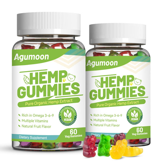 Hemp Gummies 2 Packs packaging