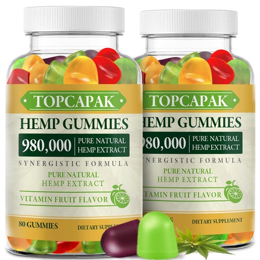 2 pack hemp gummies for sleep and anxiety - hero image