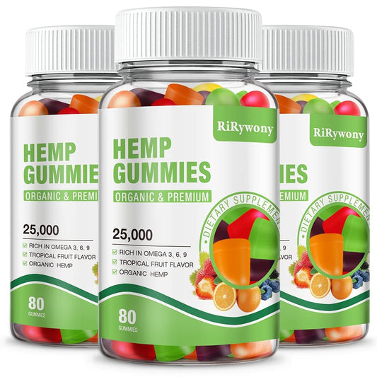 RiRywony Hemp Gummies bottle front label